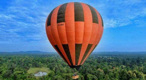 Hot air balloon adventure in Munnar Kerala
