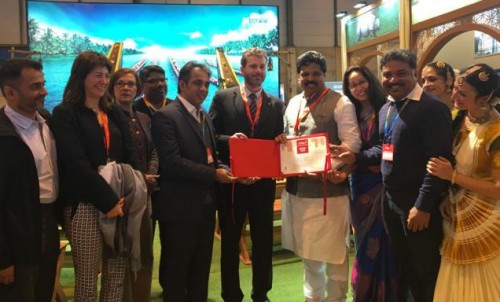 Kerala Tourism wins best pavilion award in Madrid