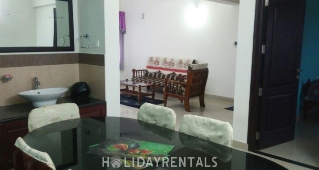 Furnished Flat near KIMS Hospital, Trivandrum